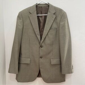 Paolo Vista Super 100s Wool Milano Men’s Coat  Jacket Italy  Brown XXL‎ Blazer